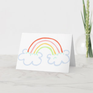 Tarjeta Imprimir arco iris