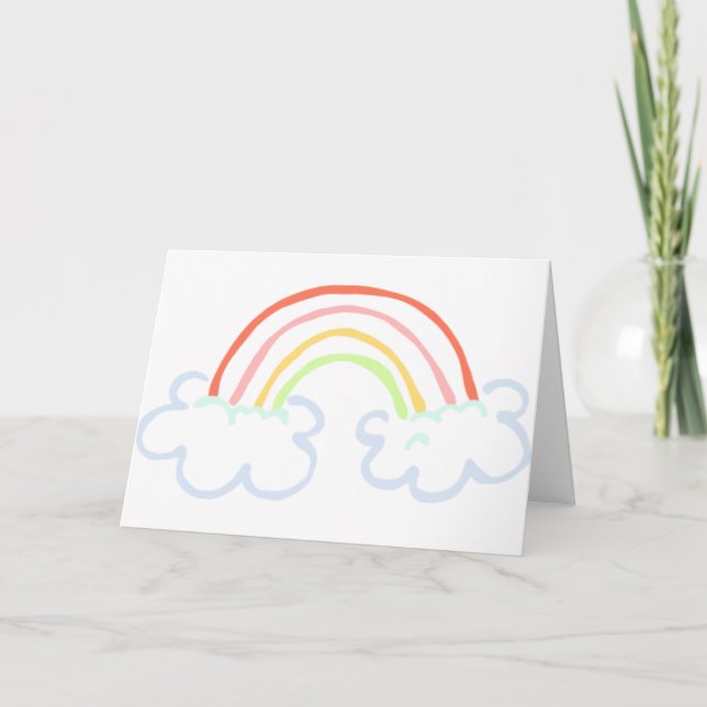 Tarjeta Imprimir arco iris (Anverso)