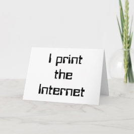 Tarjeta Imprimo Internet