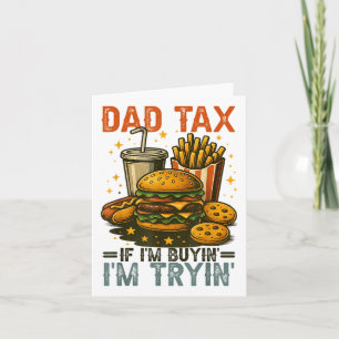 Tarjeta Impuesto A Papá Si Estoy Comprando A Un Padre Dive