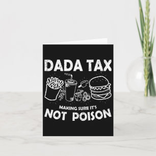 Tarjeta Impuesto Dada Asegurándose De Que No Es El Día De 