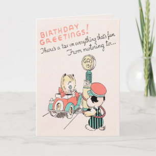Tarjeta Impuesto sobre cumpleaños