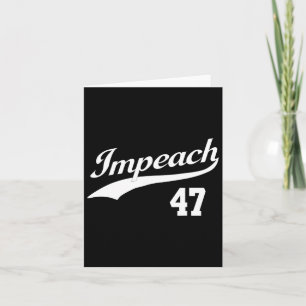 Tarjeta Impugnación 47 contra Trump Trump Resista 8647 86