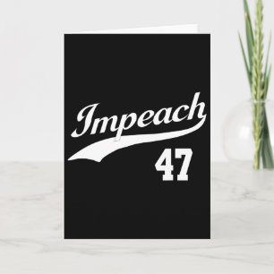 Tarjeta Impugnar 47 Anti Trump Impugnar Trump Resistir 864