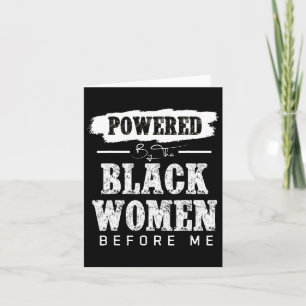 Tarjeta Impulsadas por las mujeres negras antes que yo, la
