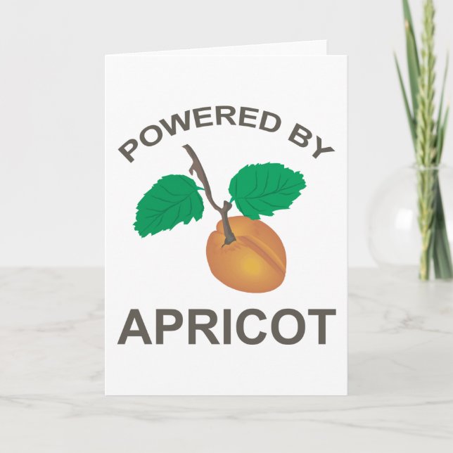 Tarjeta Impulsado por Apricot (Anverso)