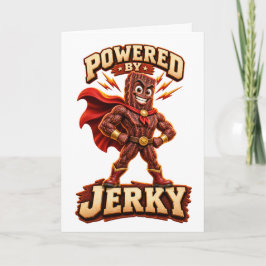 Tarjeta Impulsado por Jerky Superhero