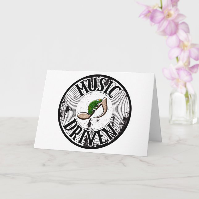 Tarjeta Impulsado por la música (Orquídea)