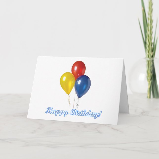 Tarjeta impulsos del cumpleaños (Anverso)