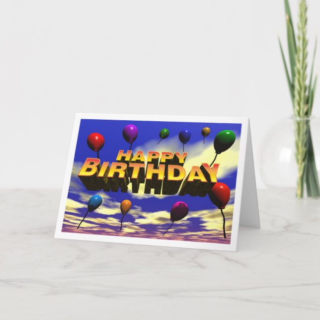 Tarjeta Impulsos del feliz cumpleaños (Anverso)