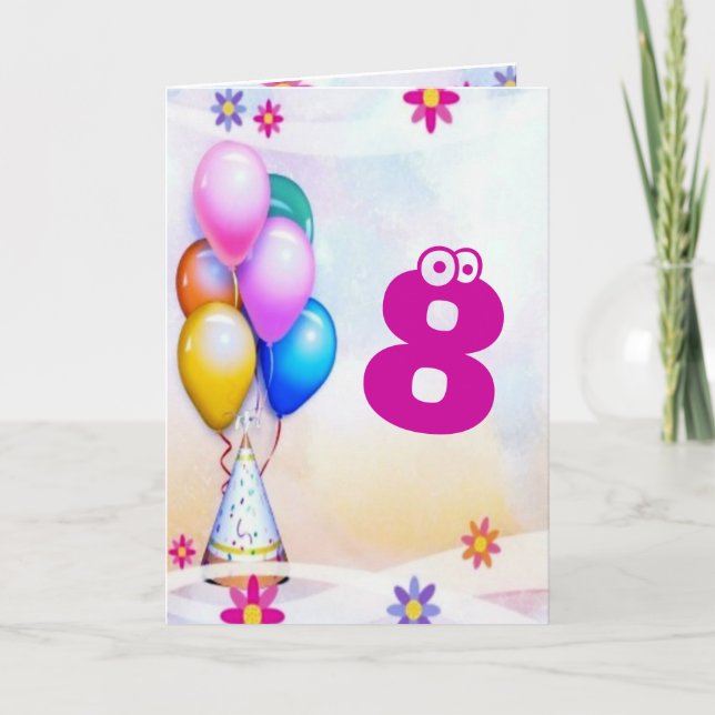 Tarjeta Impulsos festivos - cumpleaños de los niños (Anverso)