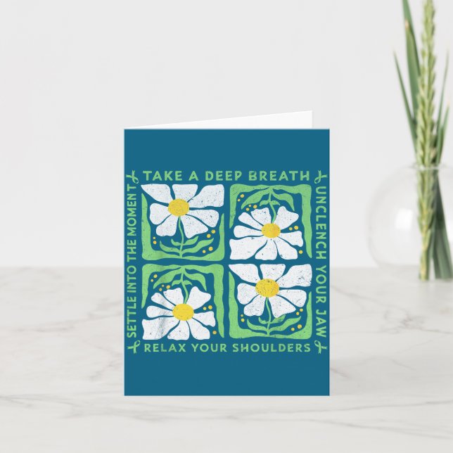 Tarjeta In May We Wear Green Mental Health Awareness  (Anverso)