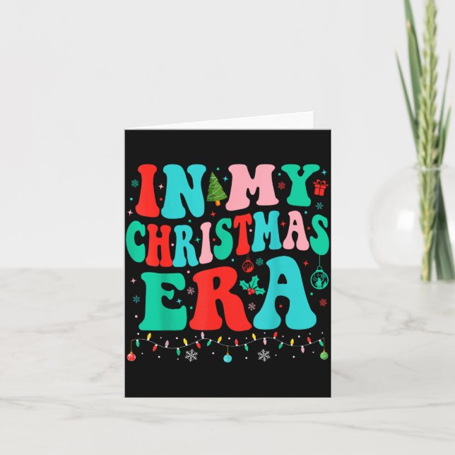 Tarjeta In My Christmas Era Xmas Family Matching Merry Chr (Anverso)