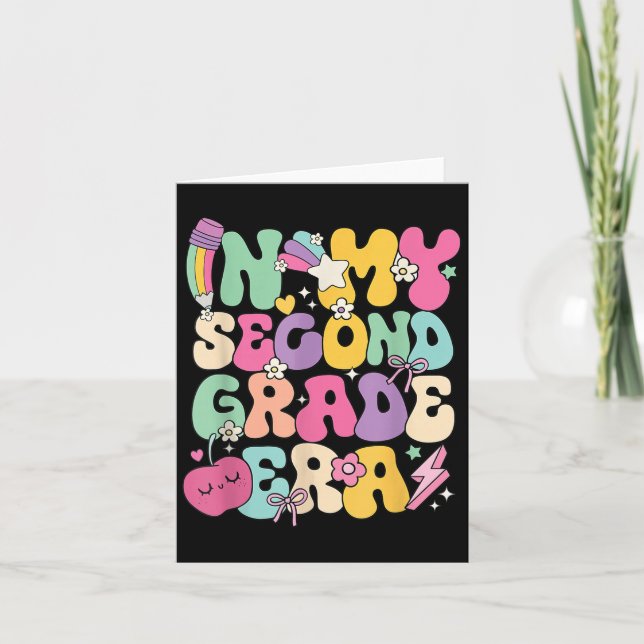 Tarjeta In My Second Grade Era Teachers Women Back To Scho (Anverso)