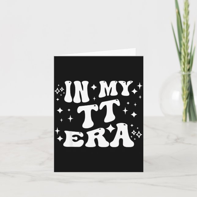 Tarjeta In My Tt Era Grandma Auntie Family Nickname  (Anverso)