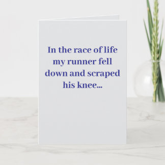 Tarjeta In the race of life... #1 Joke Card