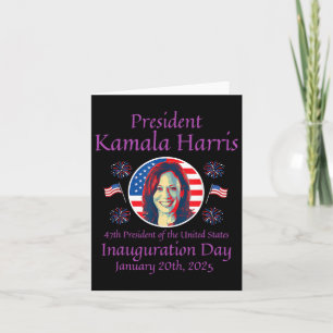 Tarjeta Inauguración de Kamala Harris 2025