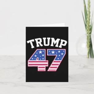 Tarjeta Inauguración de Trump 47 presidente electo Estados