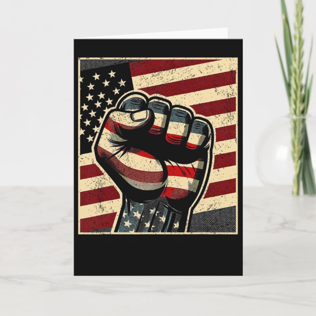 Tarjeta Inauguración de Trump Republicano Patriótico Ameri (Anverso)