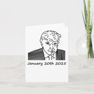 Tarjeta Inauguración del presidente Trump 2025