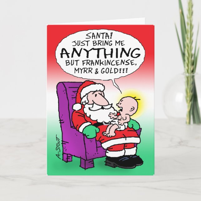 Tarjeta ¡Incienso, Mirra y Oro! (Anverso)