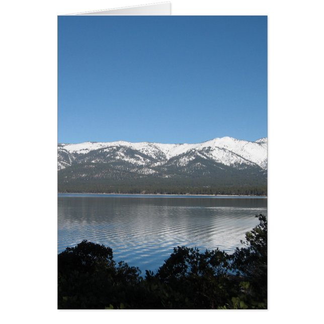 Tarjeta Incline Village, North Shore Lake Tahoe (Frente)