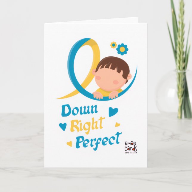 Tarjeta Inclusion for Down Syndrome - Perfect (Anverso)