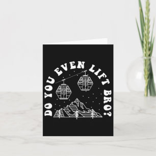 Tarjeta Incluso Levantar a Bro