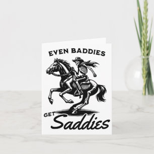 Tarjeta Incluso los malos tienen tristezas divertido esque