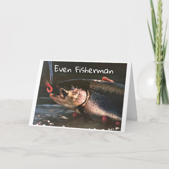 TARJETA INCLUSO **LOS PESCADORES** CELEBRAN LA NAVIDAD (Anverso)