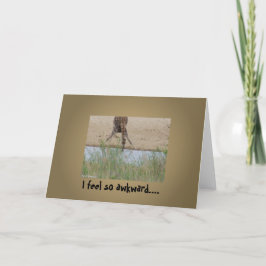 Tarjeta Incómodo