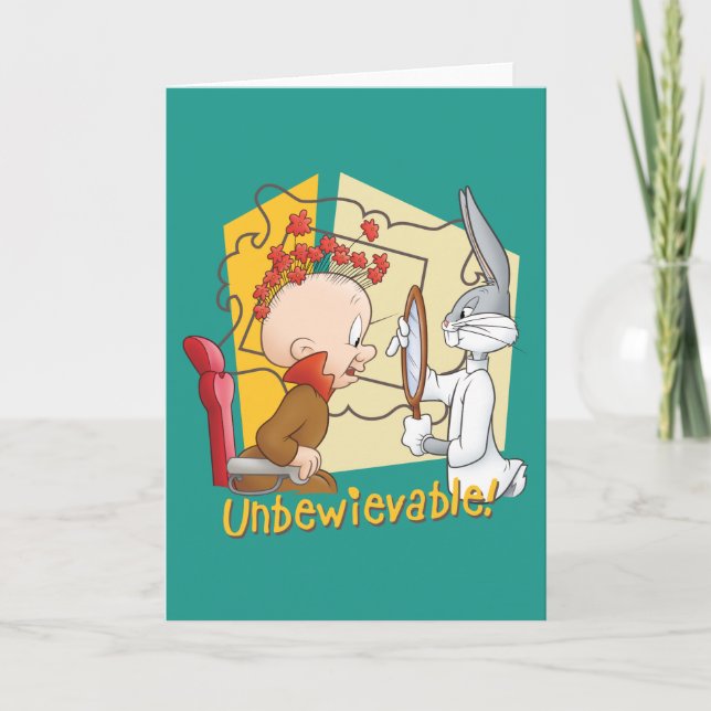 Tarjeta "Inconcebible" BOMBARDEOS BUNNY™ y Fudd Elmer (Anverso)