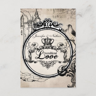 Tarjeta incondicional de RSVP del amor