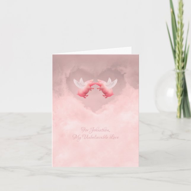 Tarjeta Increíble carta de amor (Anverso)