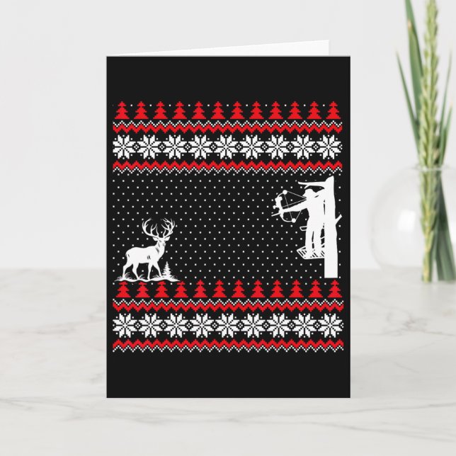 Tarjeta Increíble Caza de patos divertida linda fea C (Anverso)