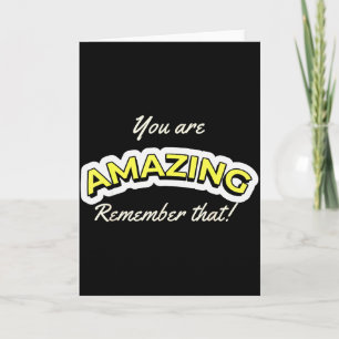Tarjeta Increíble cita inspiradora frase motivadora 