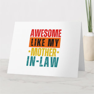 Tarjeta Increíble como mi suegra