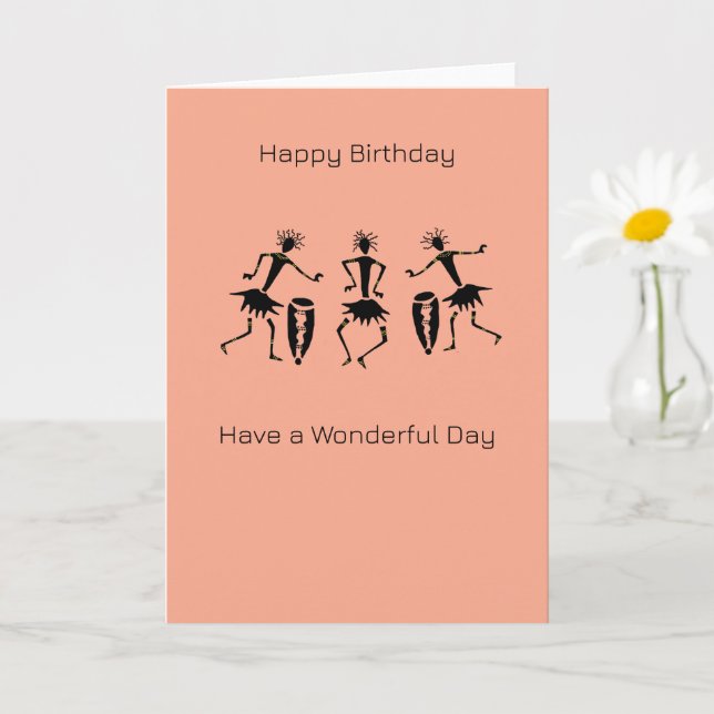 Tarjeta Increíble cumpleaños de danza Inspiradora (Planta pequeña)