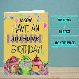 Tarjeta Increíble cumpleaños sentimental para una buena pe