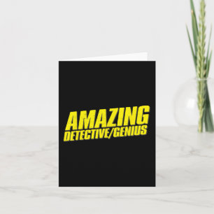 Tarjeta Increíble detective Genius Halloween Heist Winner 