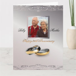 Tarjeta Increíble foto de Personalizado en aniversario de