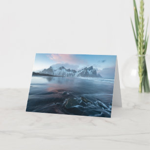 Tarjeta Increíble luz en Islandia   Stokksnes, Vestrahorn