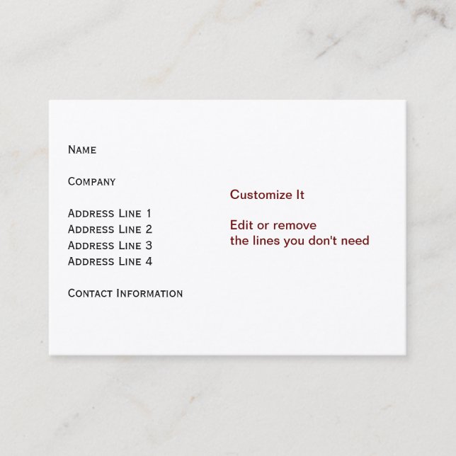 Tarjeta indestructible (Anverso)