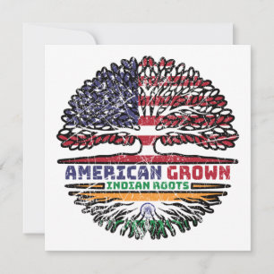 Tarjeta India India Estados Unidos Estados Unidos Árbol de