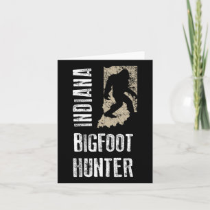 Tarjeta Indiana Bigfoot Hunter