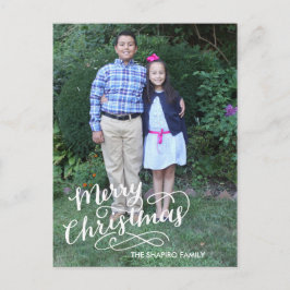 Tarjeta indicada con letras del día de fiesta de