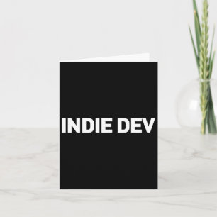 Tarjeta Indie Dev - Desarrollador de videojuegos Indie Gam
