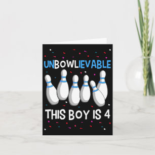 Tarjeta Indigerible Este Chico Es 4 Bolos De Fiesta De Cum