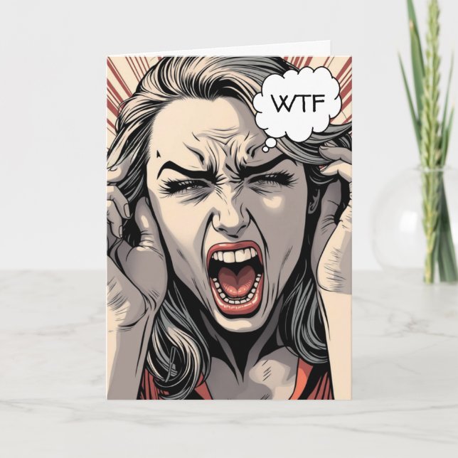 Tarjeta Indignación por la reelección de Trump Demócrata (Anverso)