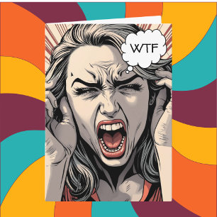 Tarjeta Indignación por la reelección de Trump Demócrata